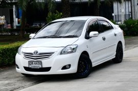 Toyota vios 1.5E  ออโต้ เบนซิน ปี2010 สีขาว ฟรีดาวน์ 